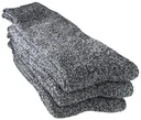 Socks in a pack of 3, color black/dark brown, size 43/46