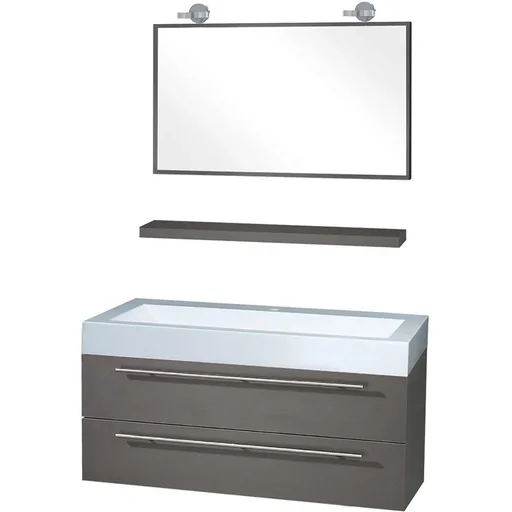 "Bathroom furniture Force 100 cm - Anthracite image"