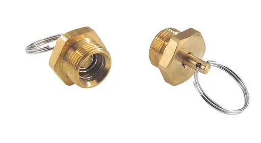 "Drain valve for compressed air line image"