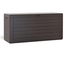 Brown garden box with a wood look | 120 x 46 x 57 cm
