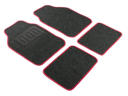 "Car carpet "Regio", red, set of 4 image"