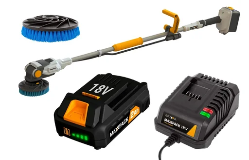"Twin Brush Set 18V + Battery 2Ah + Charger + Brush medium image"
