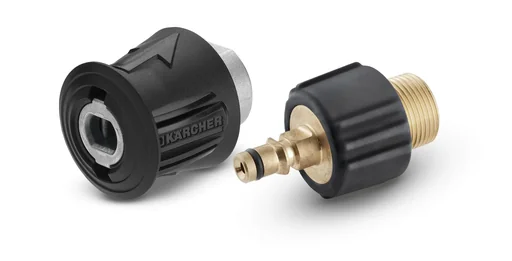 "Adapter set for connecting an extension hose image"