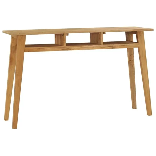 "Wall table 120x35x75 cm solid teak image"