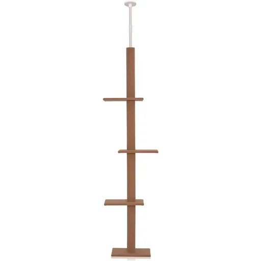 "Scratching post wall mount, height adjustable, brown image"