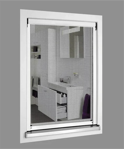 "Insect screen roller blind, 130 x 160 cm in white image"