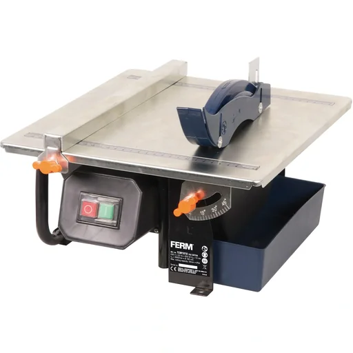 "TCM1010 Tile cutter 600W - 2950 rpm - 180mm diamond blade - Water-cooled saw blade - 0-45 degrees adjustable image"
