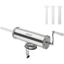 Sausage filler - Vertical - incl. 4 attachments - 2.5 kg capacity