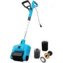 Electric surface and joint cleaner with telescopic pole and 4 joint brushes - GUB 500