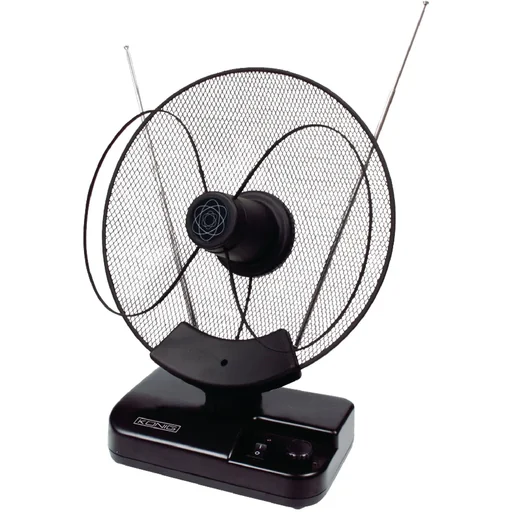 "Amplified indoor DVB-T/T2 - DAB+ indoor antenna with amplifier 36 dB FM / VHF / UHF image"