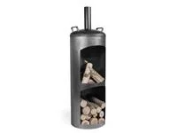"Garden fireplace image"