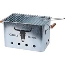 Grill King Charcoal Grill Rectangle - Silver - 32x20x20 cm