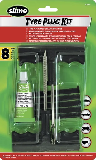 "Tire repair kit - 8 pieces - odorless image"