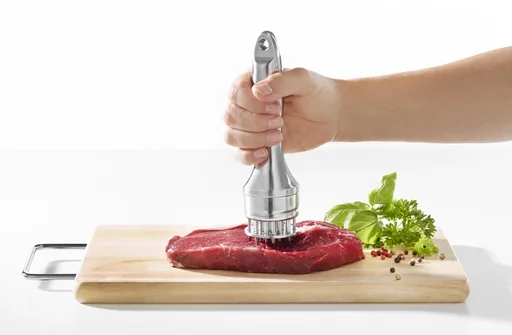 "Meat tenderizer, stainless steel - steaks like at the butcher image"