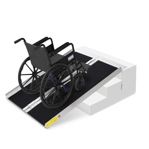 "Foldable wheelchair ramp image"