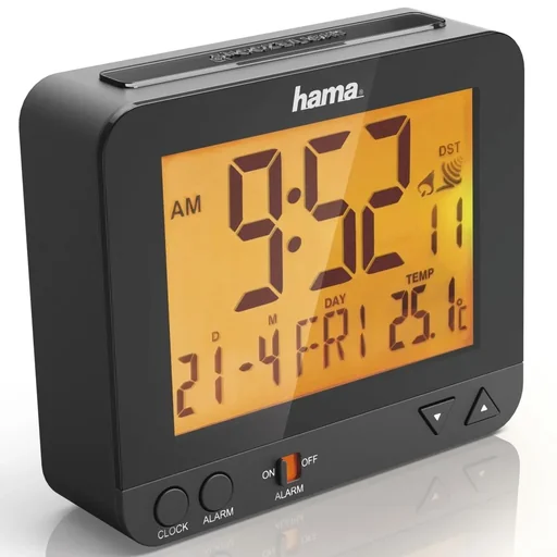 "Radio alarm clock with backlight image"