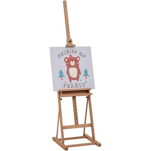 "Studio easel with shelf image"