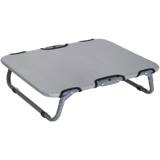 "Dog bed, dog bed, cat bed, sleeping place, foldable, grey, L59 x W46 x H15 cm image"