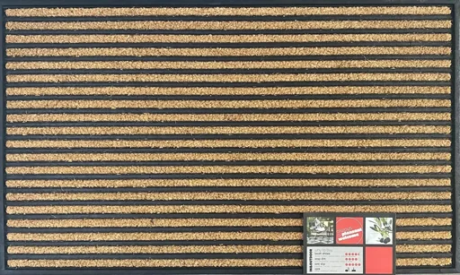 "Rubber coconut mat Target 45 x 75 cm natural colors image"