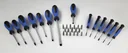 Screwdriver and bit set, 32 pieces
