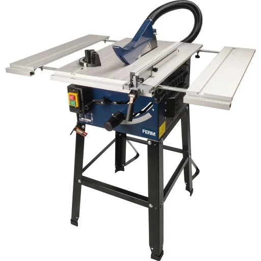 "TSM1033 Table Saw 1800W - 250mm - Angle Stop and Parallel Guide - Vacuum Adapter - Incl. T40 Saw Blade image"