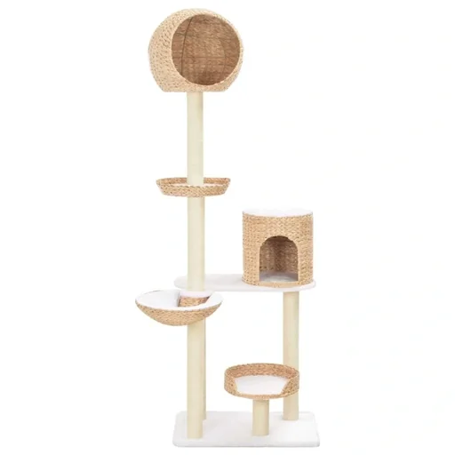 "Cat scratching post with sisal scratching post image"