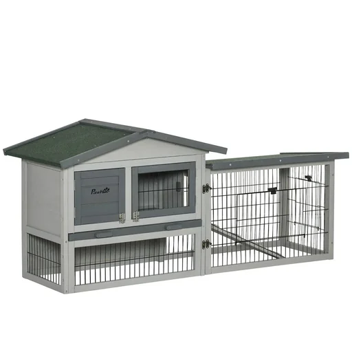 "Small animal hutch for 2 dwarf rabbits image"