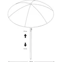 Umbrella 125 cm - Rainbow
