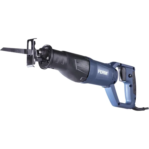 "RSM1019 Reciprocating saw 710W - Soft handle - Quick change of grinding wheels - With 2 saw blades for wood (130mm - 11TPI) and image"