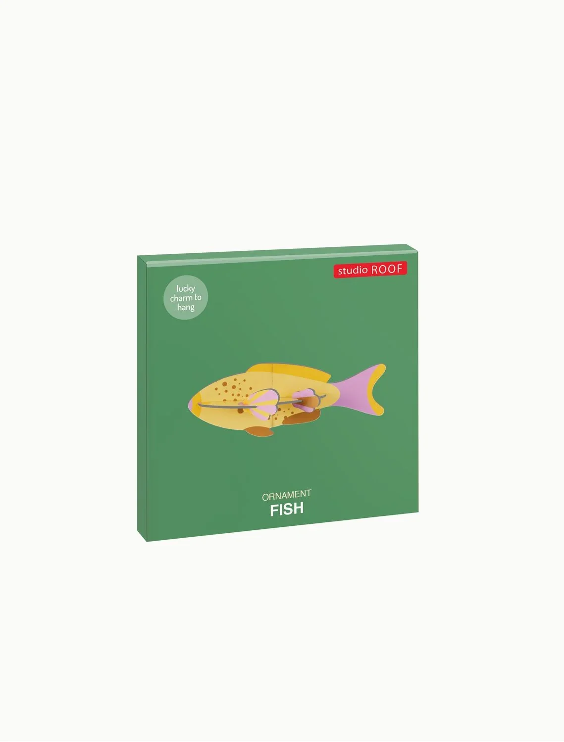 "Studio ROOF Ornament, knutselpakket, 3D wandobject - Vis image"