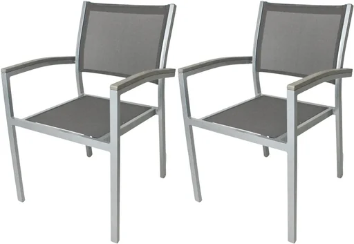 "2 x stacking chairs "Grace" image"