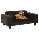 Dog bench 81x43x31 cm plush and k