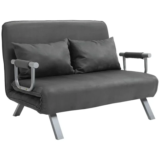 "2-seater sofa bed with armrest 3-in-1 sleeping chair guest bed folding mattress folding bed chaise longue multifunction wildle image"