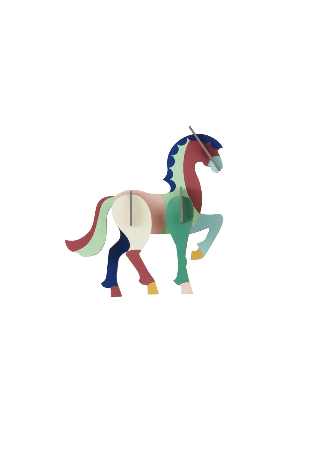 "Studio ROOF Ornament, knutselset, 3D wandobject - Paard image"