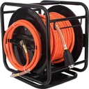 Air hose reel 30 is rotatable meter