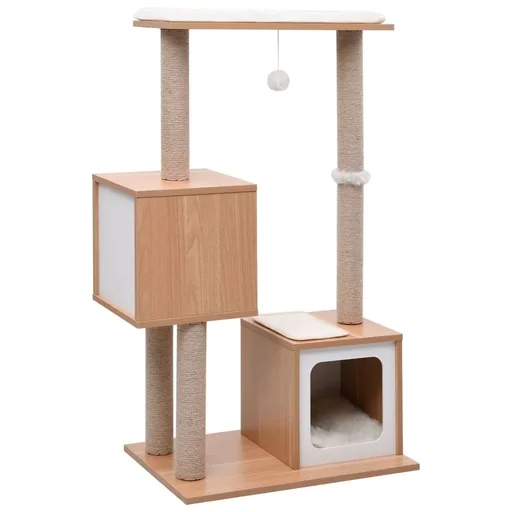"Cat scratching post with sisal scratching mat 1 image"