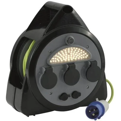"Cable reel with USB and LED image"