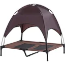 Pet bed with canopy