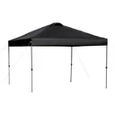 Pop-up gazebo foldable black