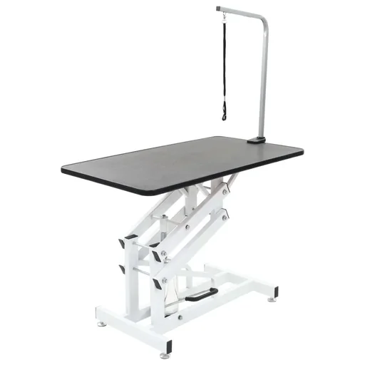 "Hydraulically adjustable nursing table with linen option image"