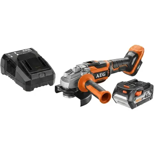 "BEWS 18-115 BLPX cordless angle grinder 115 mm (4.0 Ah battery + AL18G charger) image"