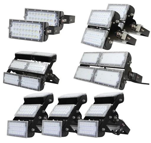 "LED high bay spotlight Planus 100 W 6000k image"