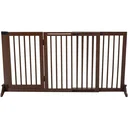 Dog safety fence pine brown
