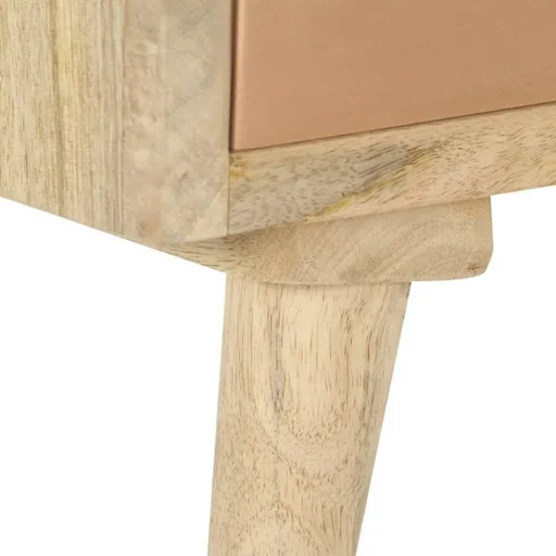 "TV cabinet 110x30x45 cm solid mango wood image"