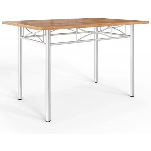 "5-piece lounge set "Paul" - dining table + 4 chairs - beech image"