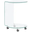Coffee table 45x40x58 cm tempered glass