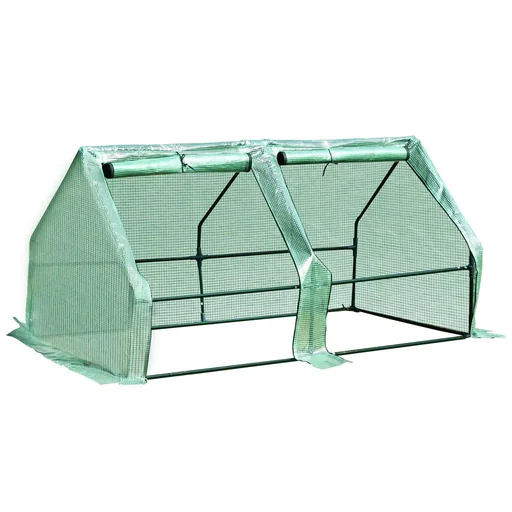 "Mini greenhouse with 2 doors image"