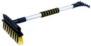 Brush with ice scraper and rubber lip telescopic - 3 in 1 - 60-90 cm