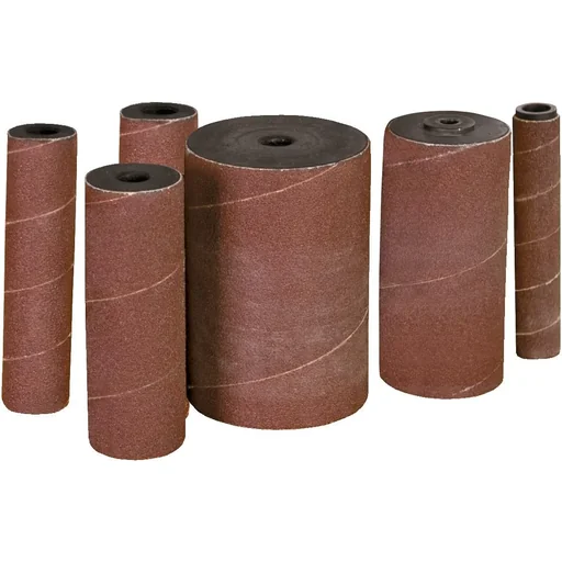 "Spindle grinding rollers, 120 grit sandpaper image"
