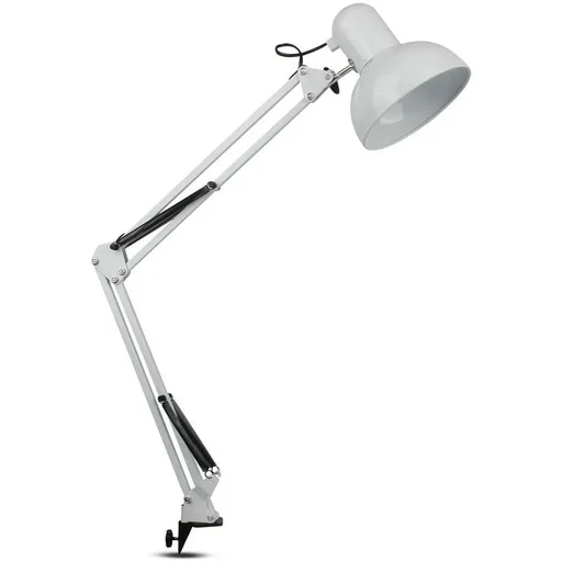 "VT-7513 Desk lamp - Table lamp with adjustable arm - white - E27 image"